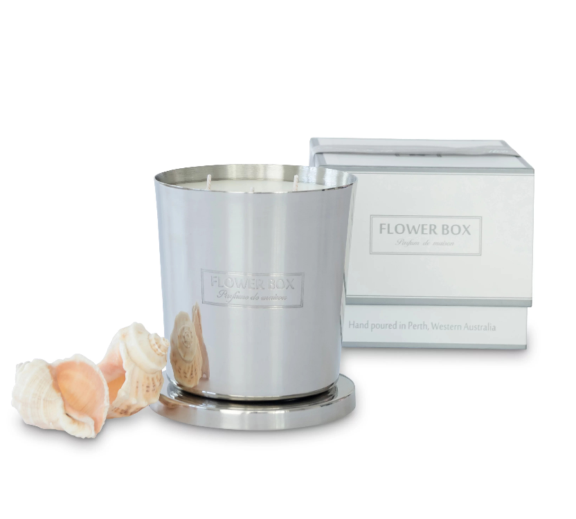 Flower Box aqua fragrance Candle