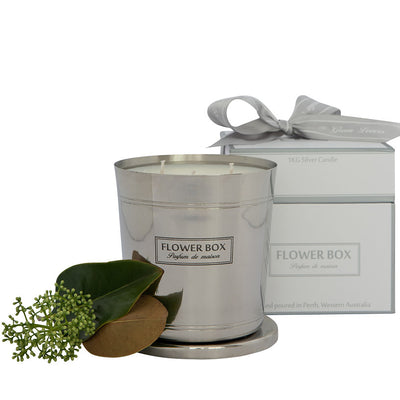 Domain Gallery-Flowerbox Silver Candle